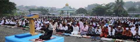 Shalat Idul Adha, di Lapangan Dewaruci Tanjungpinang, (24/09)