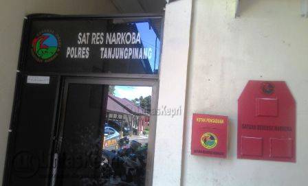 Ruangan Sat Res Narkoba Polres Tanjungpinang.